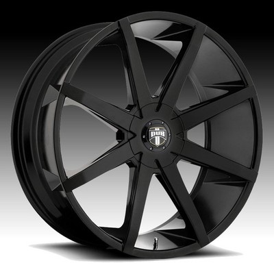 Dub S110 Push Gloss Black 22x9.5 5x115 / 5x4.75 15mm (S110229506+