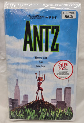 Antz (VHS, 1999, Clamshell) Factory Sealed NEW