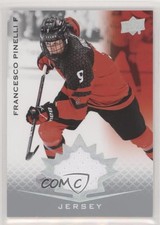 2021 Upper Deck Team Canada Juniors Jersey Francesco Pinelli #92 1b9b