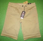 American Eagle Women's Bermuda Shorts, AEO Twill, Super Stretch, Tan, Size 6 NEW