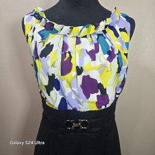 Dressbarn Womens Sleeveless Dress Size 6