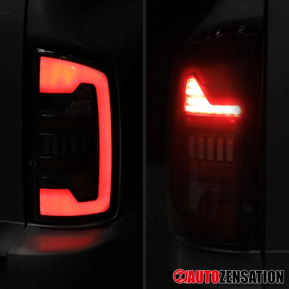 Fits 2002-2006 Dodge Ram 1500 2500 3500 Red Black Full LED Tail Lights Lamps Foto 2 de 4