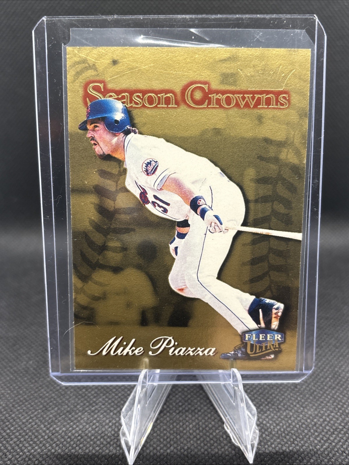 1999 Fleer Ultra Mike Piazza Season Crowns Gold Medallion Edition 222G Mets