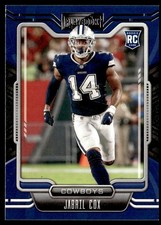 2021 Panini Playbook Jabril Cox Rookie Dallas Cowboys #179