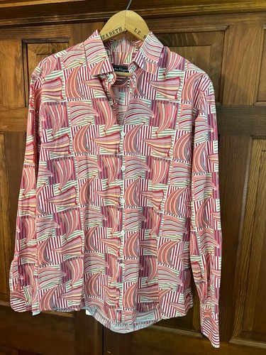Salvatore Ferragamo Men's Long Sleeve Button Down Shirt Size L