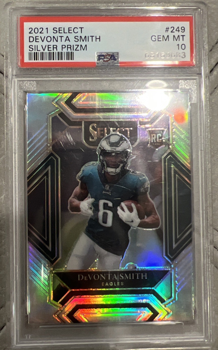 2021 Panini Select - Club Level Silver Prizm #249 Devonta Smith (RC)