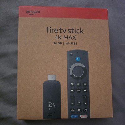 NEW Amazon Fire TV Stick 4K Max 16GB Wi-Fi 6E Alexa Voice Remote Sealed