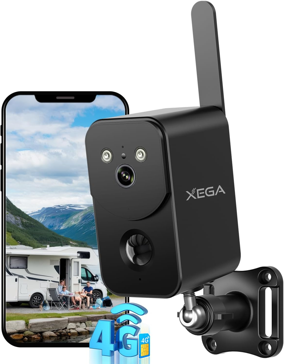 Sistema Videosorveglianza 4G LTE per Cantieri - Batteria 10000mAh
