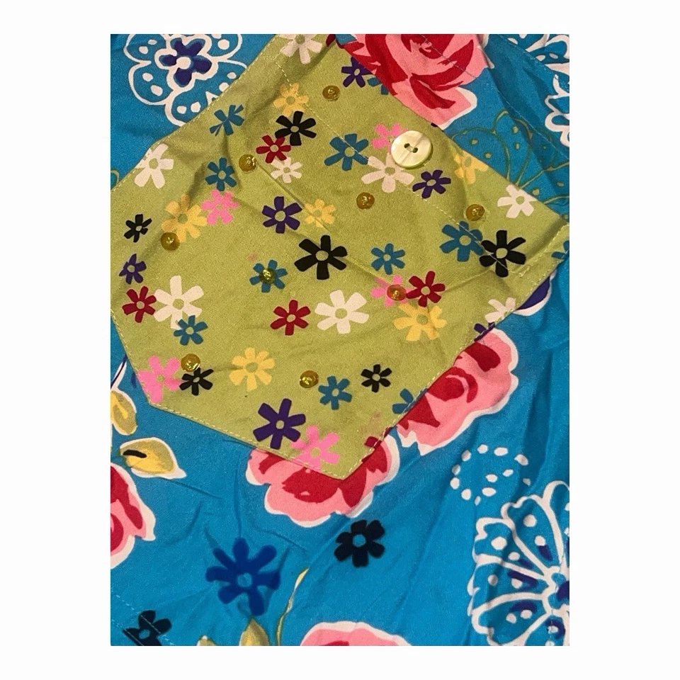 Mono Anne Carson 100% Seda Estampado Floral Mono Boho Cottagecore Y2K Nuevo con Etiquetas Foto 3 de 4