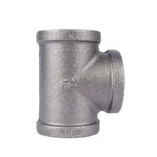 STZ Industries 1-1/2 in. FIP Black Malleable Iron Tee