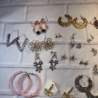 Lot of Costume Jewelry Earrings 22 Pair , Vintage Pieces