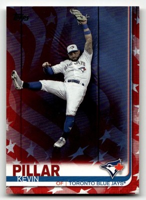 2019 Topps #623 Kevin Pillar Independence Day /76