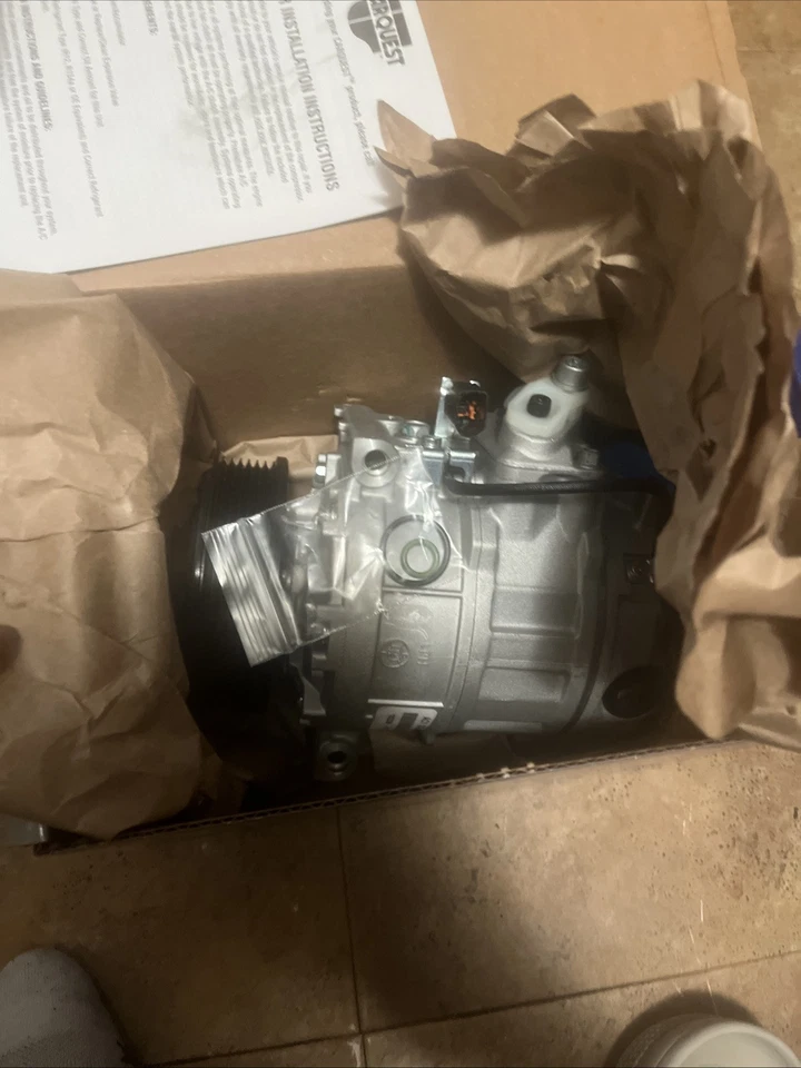 全新交流压缩机零件编号 T98348。 适用于奥迪 A6 2012 - 2015 及更多 — 第 3/4 张图片