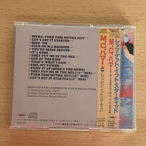 M.C. Hammer – Let's Get It Started - Japan CD (rare for collectors) - Bild 2 von 4