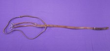 Full Size Tan Leather Horse Running Martingale With Neck Strap
