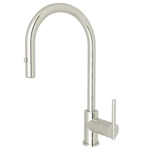 Rohl Pirellone CY57L-PN-2 Pull Down Spray Kitchen Faucet Polished Nickel NEW Box
