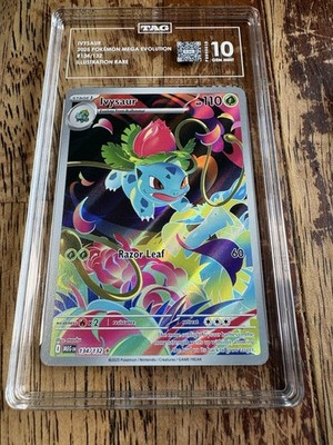 2025 POKEMON MEG EN-MEGA EVOLUTION ILLUSTRATION RARE #134 IVYSAUR