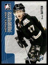 2005-06 In The Game Heroes and Prospects Brett Sutter Kootenay Ice #158