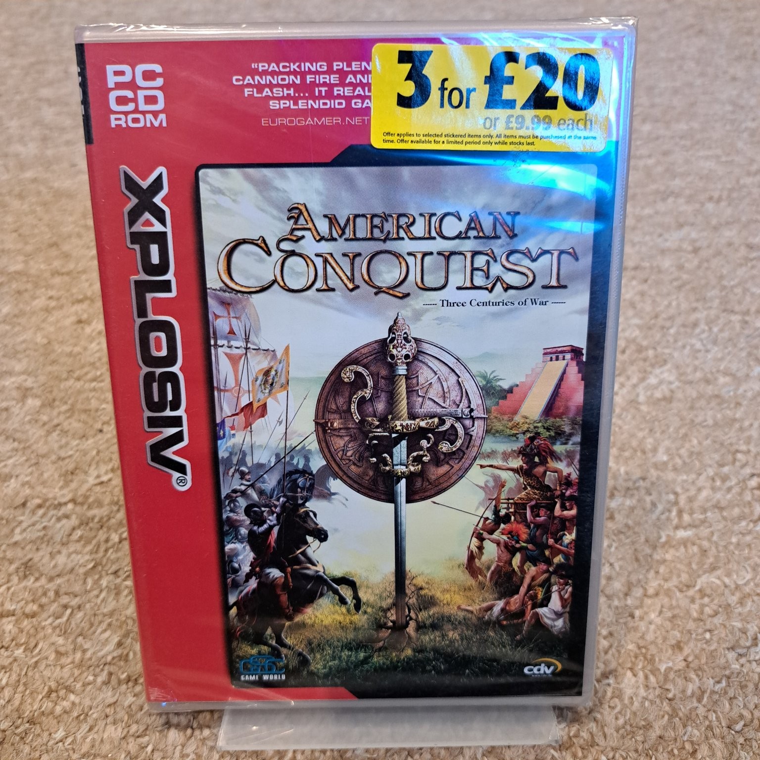 Xplosiv American Conquest PC CD-ROM Video Game Factory Sealed NEW