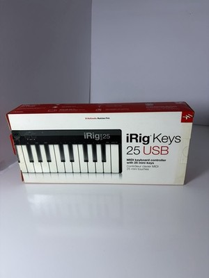 IK Multimedia iRig Keys 25 USB MIDI Keyboard Controller 25 Mini-Keys Boxed