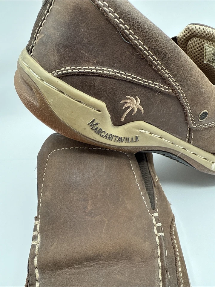 Margaritaville Sole Of The Tropics Shoes MG5264O Dreamin Mens Size 8 Slip ON EUC - Image 2 of 4