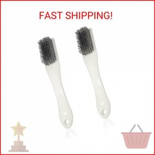 NIIIYTYB 2 Pack Bowling Shoe Brush 2-in-1 Heavy Duty Scrubber for Shoes Sliders