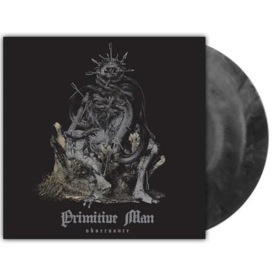 PRIMITIVE MAN - OBSERVANCE BLACK AND SILVER GALAXY VINYL - Vinyl Re - G1398z
