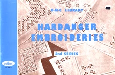 Hardanger Embroideries, DMC Library 2nd Series, Ref. 8282-2, Vintage 1962