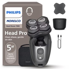 Philips Norelco - Head Shaver Pro 7000, HS7980/40 - Black Metallic