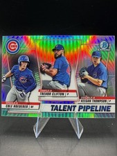Trevor Clifton / Keegan Thompson / Cole Roederer 2020 Bowman Chrome #TP-CHI
