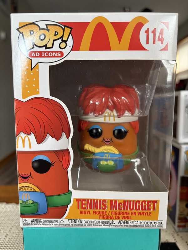 Funko Pop! Ad Icons McDonald's - Tennis McNugget #114 MIB