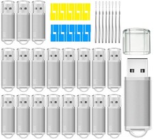 1GB USB Flash Drive 20 Pack Nicepicten Thumb Drives Pack Jump Zip Drive USB 2...