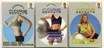 Gunnar Peterson s Core Secrets Full Body   Training Camp   Arms Legs  3 DVD Set