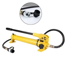 10T Hydraulic Cylinder Jack Porta Power Ram Manual Hydraulic Hand Pump 900ML