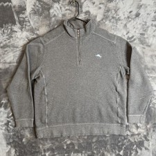 Tommy Bahama Men s Large Quarter Zip Long Sleeve Sweater Turtle Neck
