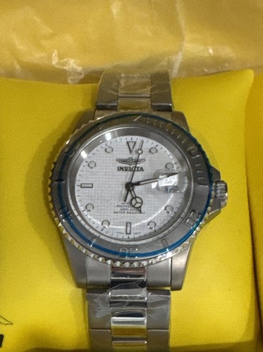 New!! Men’s Invicta Professi Silver To E White Face Automatic Watch - Picture 2 of 9