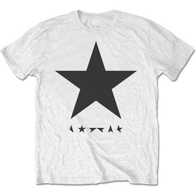 David Bowie 'Blackstar' (Schwarz auf weiß) T-Shirt