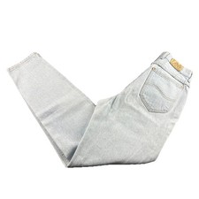 Vintage 1970s Lee Riders Jeans Womans Sz 10 Long Union Made In USA Light Wash 3