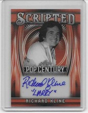 RICHARD KLINE THREE'S COMPANY 2025 Leaf Pop Century Scripted Auto Autograph 1/4