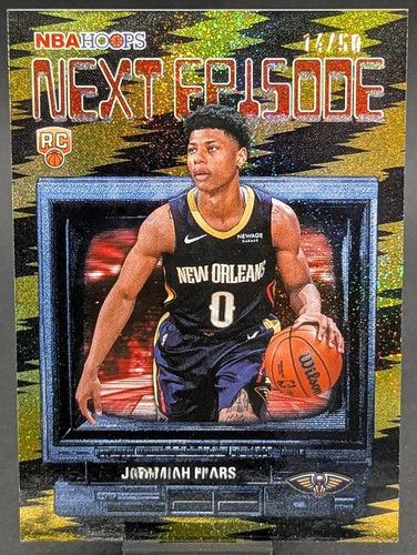 Jeremiah Fears 2025-26 Topps NBA Hoops 14/50 Gold Next Episode RC Pelicans #NE-7