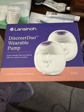 Lansinoh Discreet Duo Wearable Breast Pump 2 Hands - BRAND NEW SEALED 53571