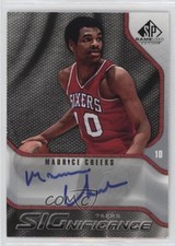 2009-10 SP Game Used Significance Maurice Cheeks #S-MK Auto HOF 0l2