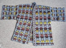 Kaffe Fassett Hand Knitted Acrylic 'Outline Star' Coatigan XXXL