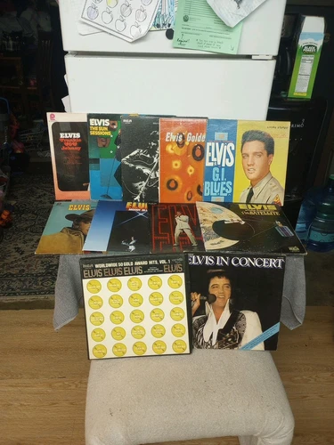 Elvis Presley Lp & 2 Lp Vinyl Record Lot 60-70's  - read