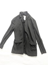 Philosophy Black Open-Front Blazer M/M Rayon  Spandex Blend