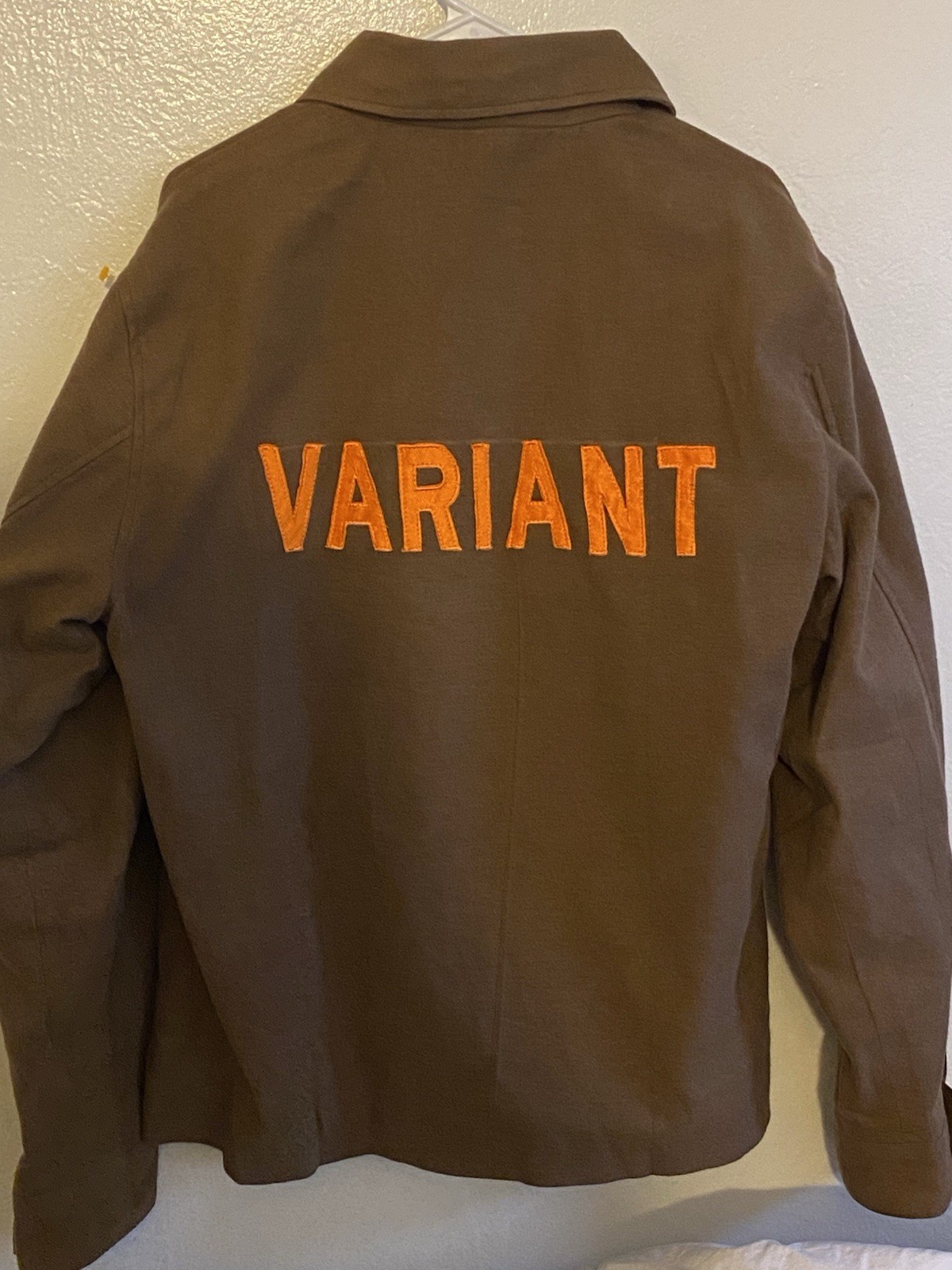 Brown Variant Jacket with Patch and 'VARIANT' Bac… - image 2