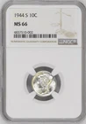 1944-S 10C Mercury Dime NGC MS66  4837510-002