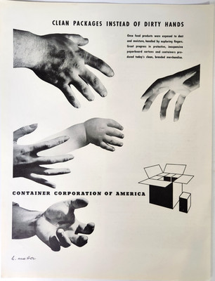 Herbert Matter Art Container Corporation Vtg 1941 Magazine Print Advertisement