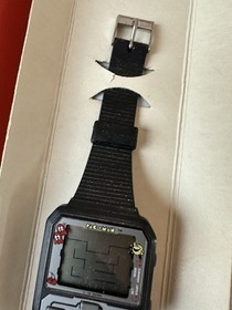 Vintage 82 Nelsonic Pac Man Game Watch With Box Untested Video Game