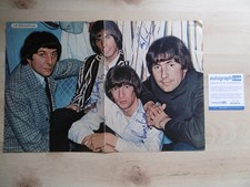 The Troggs Band Presley Britton Bond autograph signed 28x42 cm poster ACOA